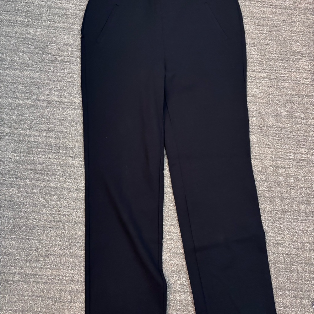 Liz Claiborne Black Straight-Leg Dress Pants